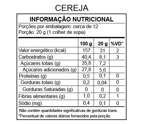 FOOD SERVICE - Geleia de Cereja 680g
