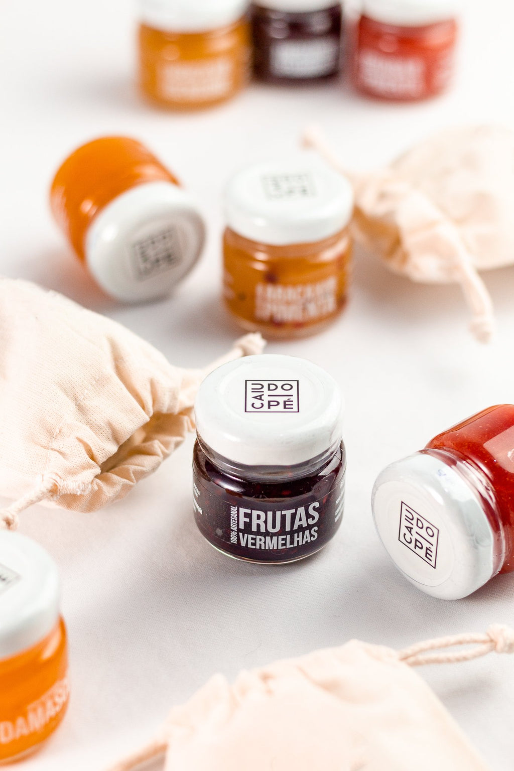 Saquinho de Algodão Cru para MINI GELEIA 45g - produção AFATEC