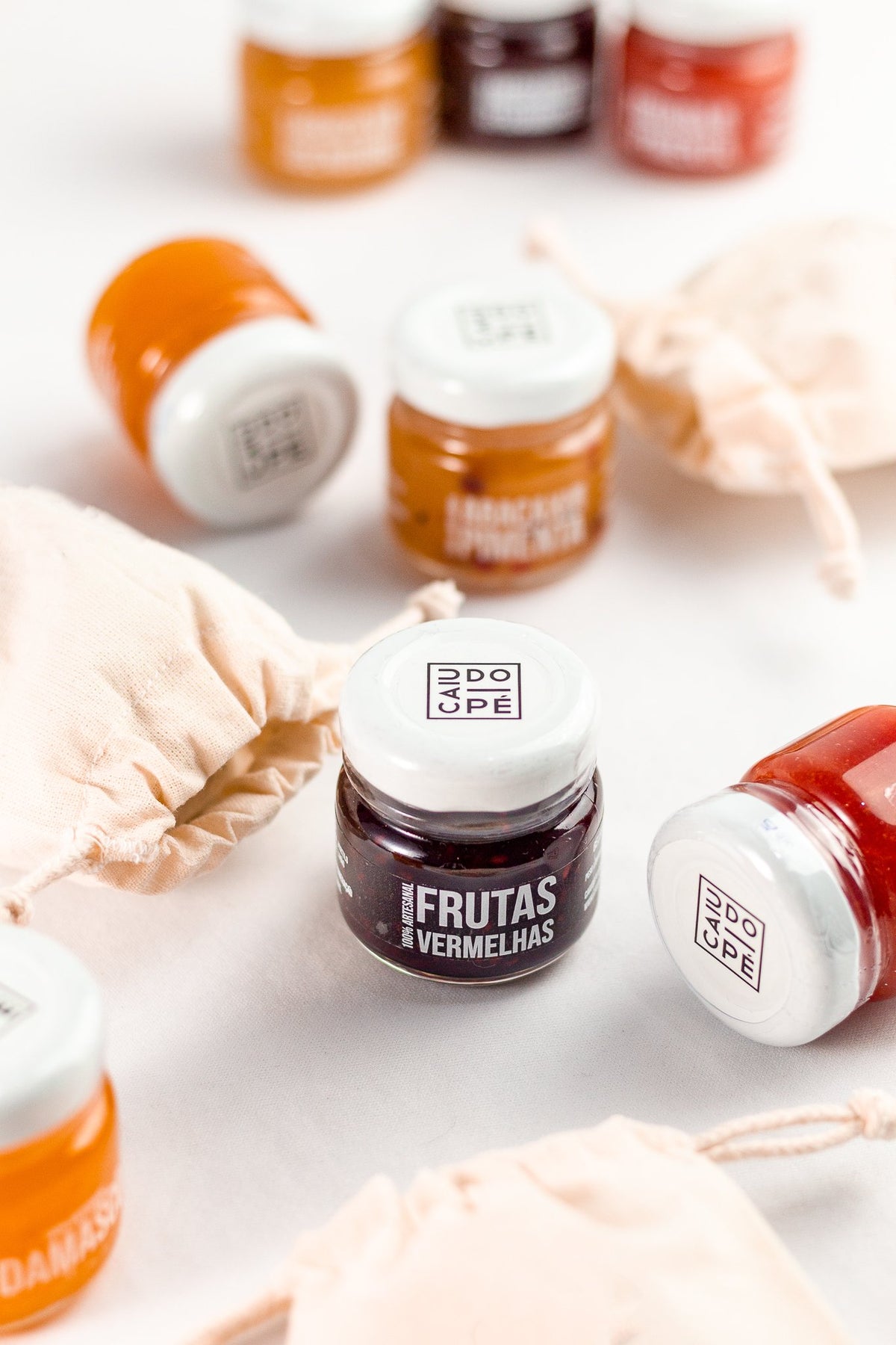 Saquinho de Algodão Cru para MINI GELEIA 45g - produção AFATEC