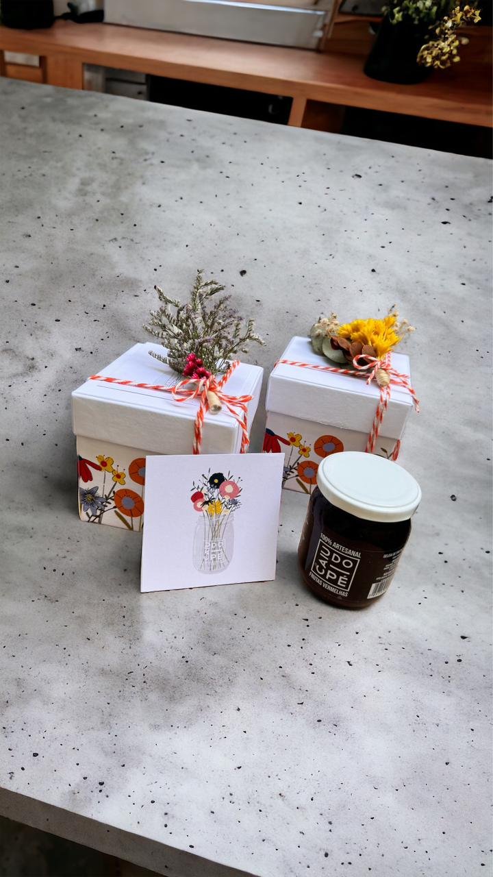 Caixa Presente Jardim de Flores