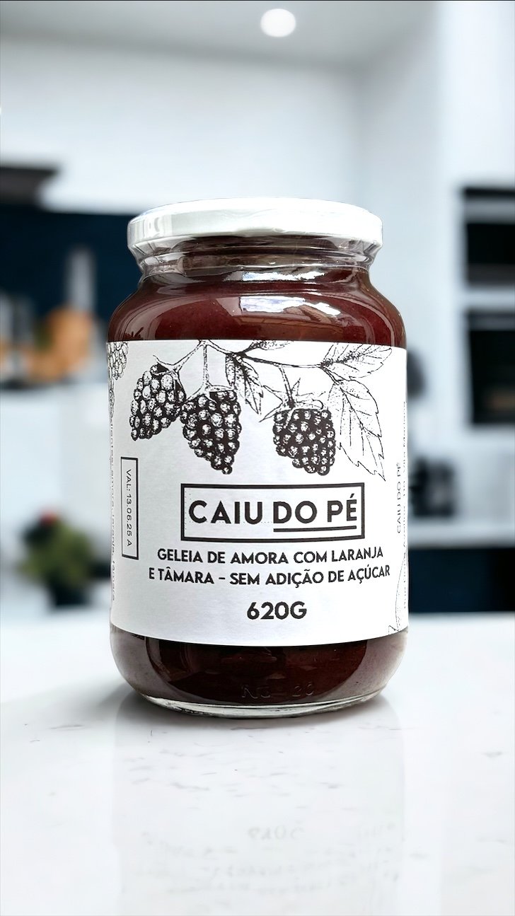 FOOD SERVICE - Geleia de Amora com Laranja e Tâmara - Sem Adição de Açúcar 620g