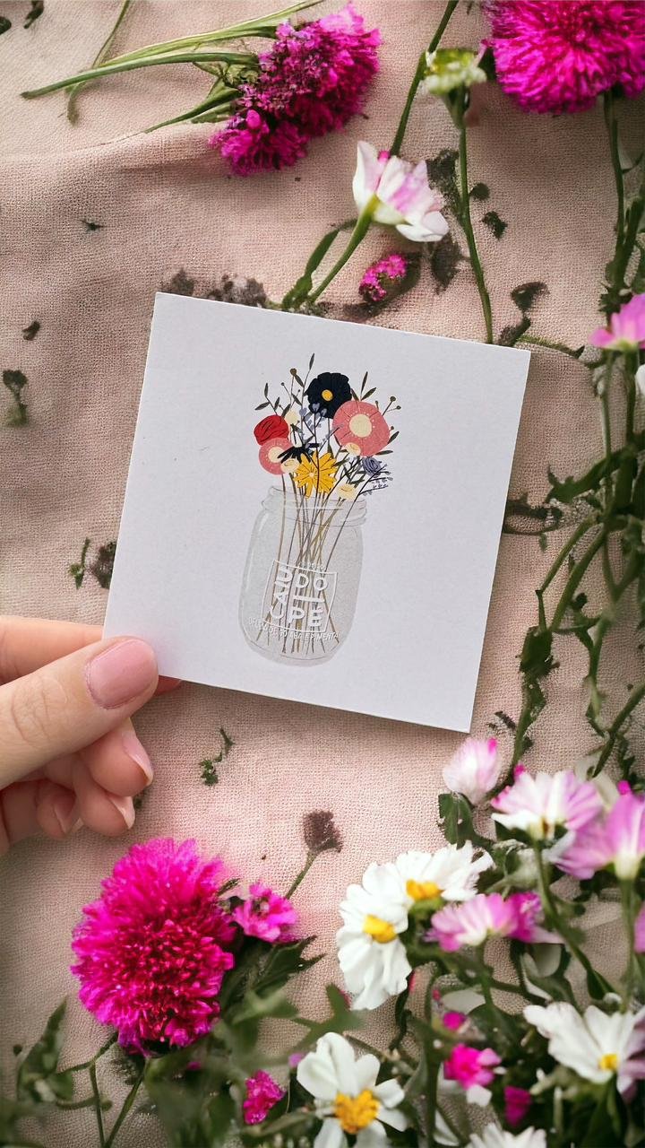 Caixa Presente Jardim de Flores