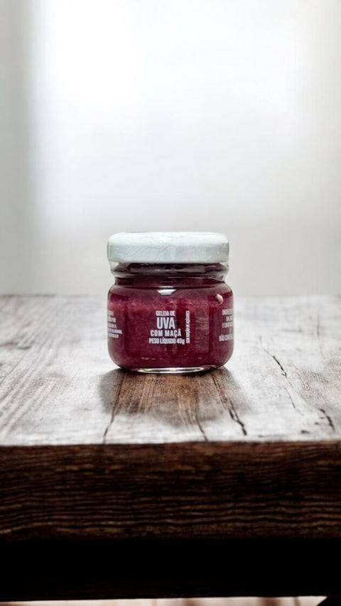 Mini Geleia de Uva com Maçã 40g - Sem Adição de Açúcar