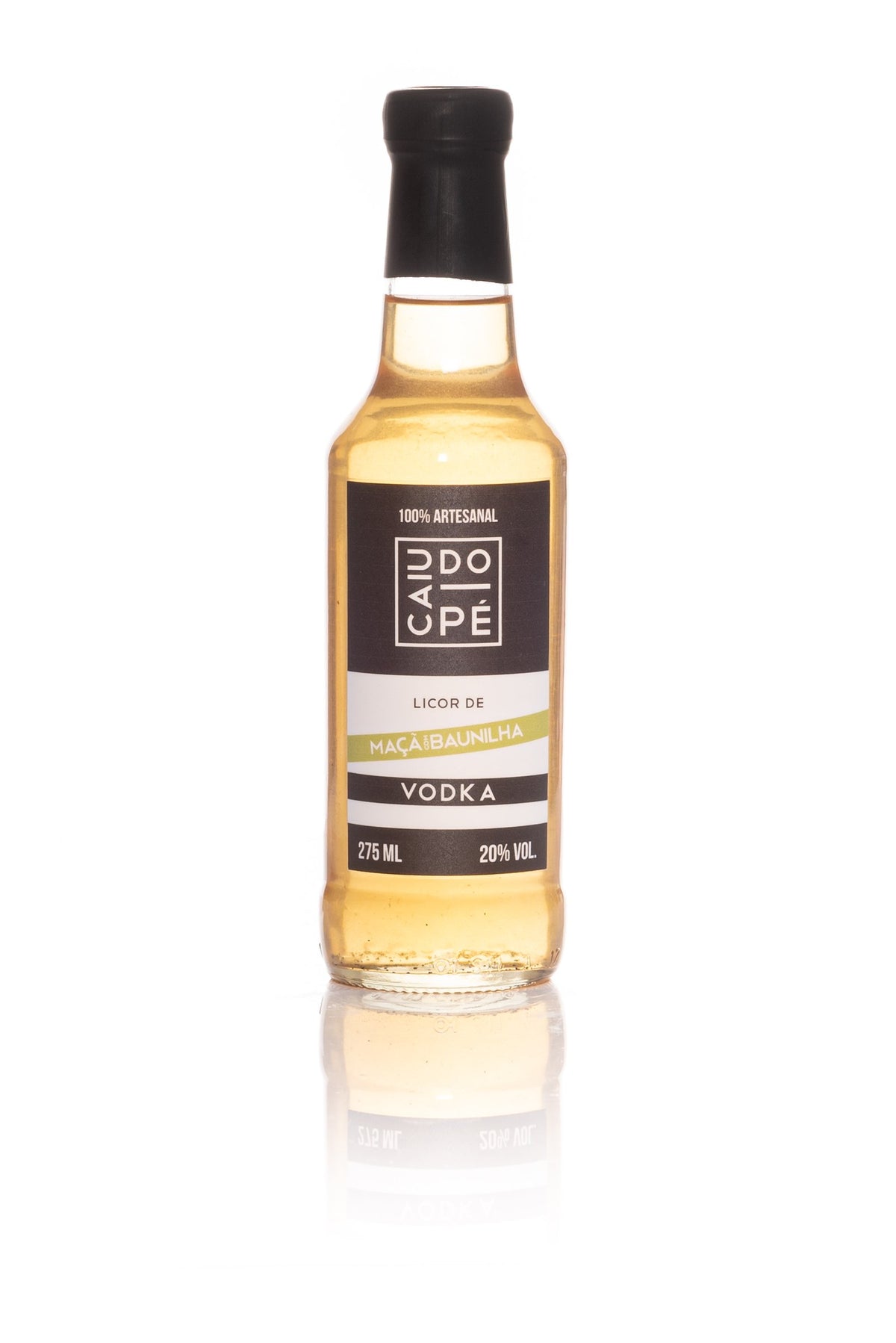 Licor de Maçã Verde com Fava de Baunilha Base Vodka 275ml