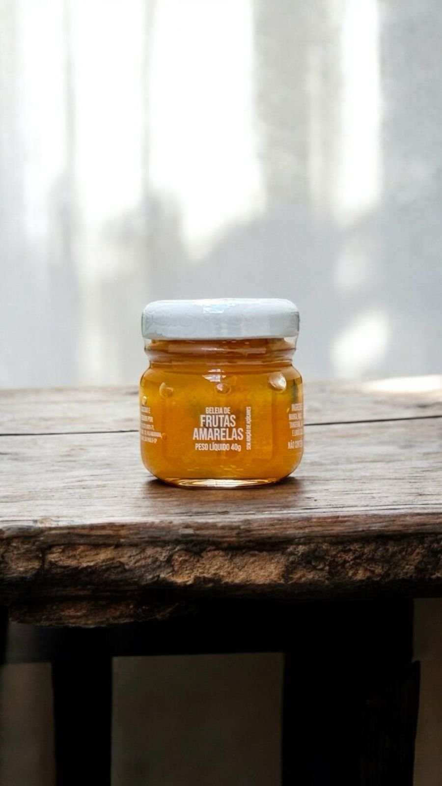 Mini Geleia de Frutas Amarelas 40g - Sem Adição de Açúcar