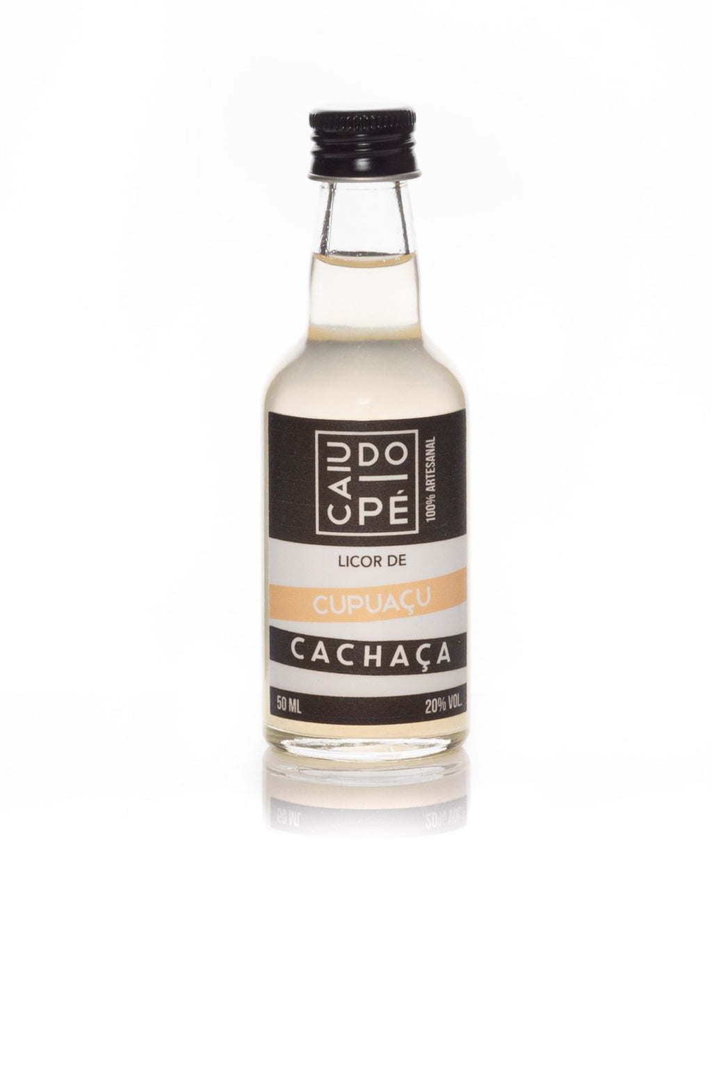 Mini Licor de Cupuaçu Base Cachaça 50ml