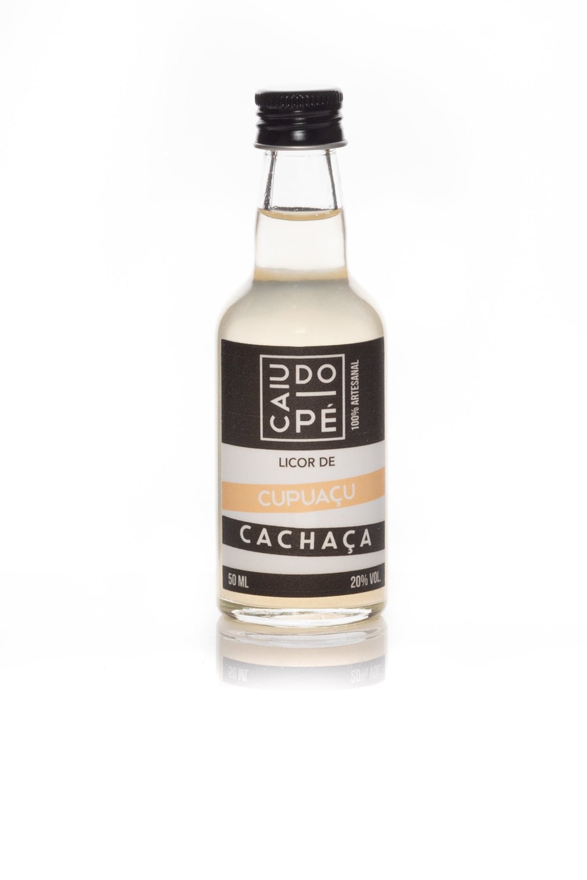 Mini Licor de Cupuaçu Base Cachaça 50ml