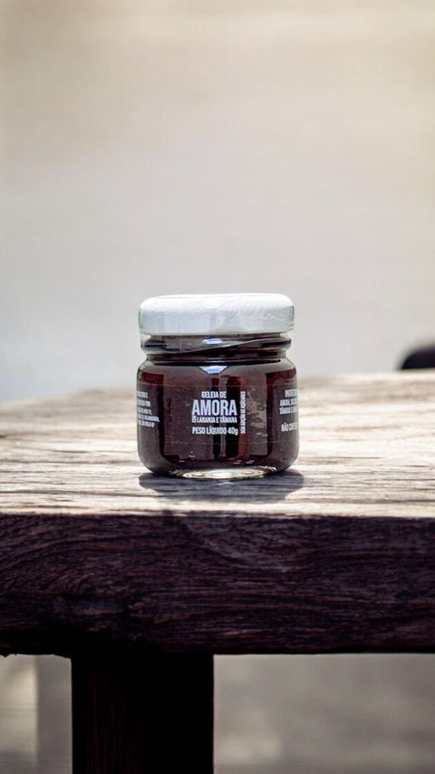 Mini Geleia de Amora com Laranja e Tâmara 40g - Sem Adição de Açúcar