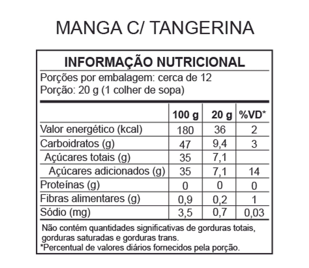 FOOD SERVICE - Geleia de Manga com Tangerina 680g