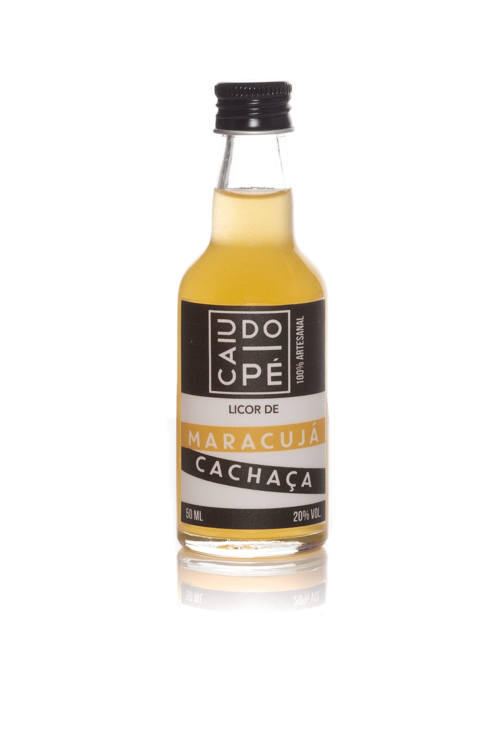 Mini Licor de Maracujá Base Cachaça 50ml