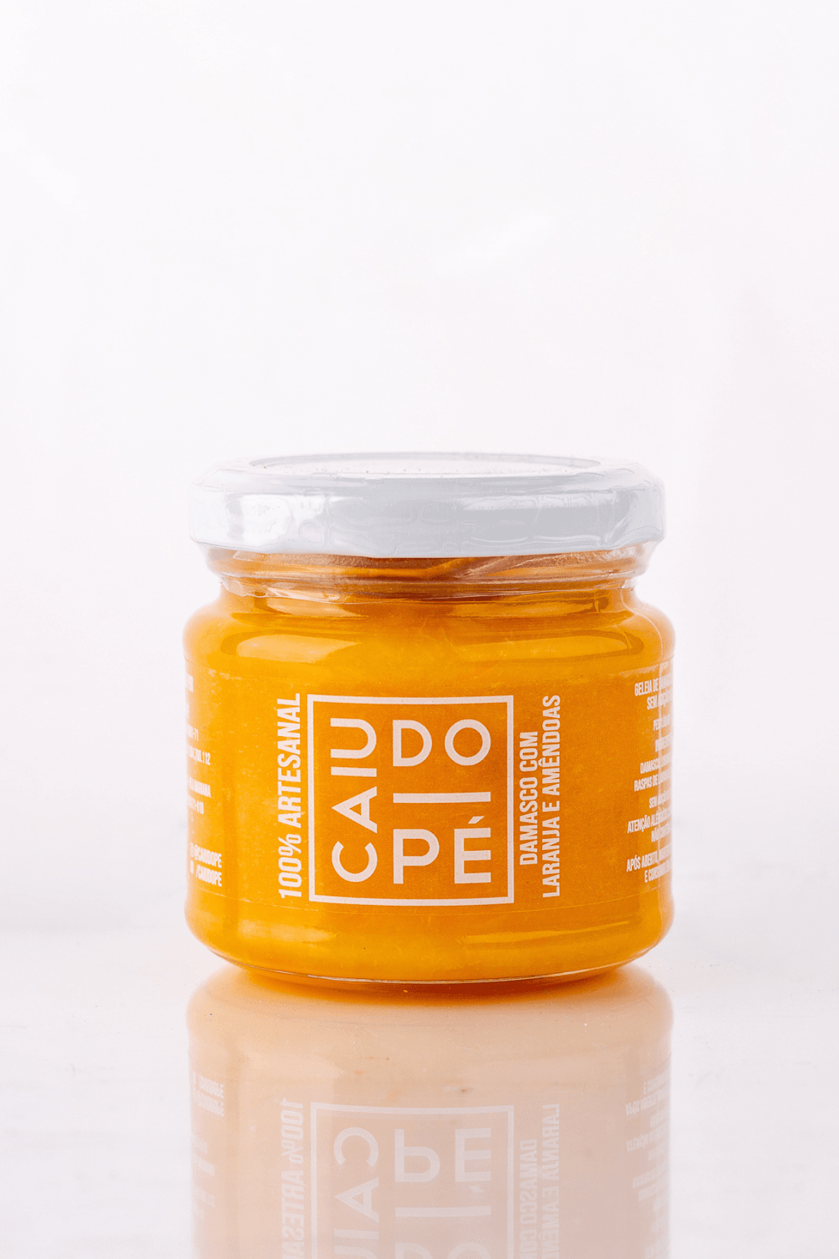 Geleia de Damasco com Laranja e Lâminas de Amêndoas 150g - Sem Adição de Açúcar